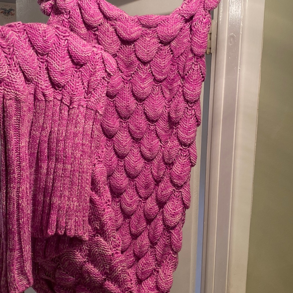Mermaid tail blanket